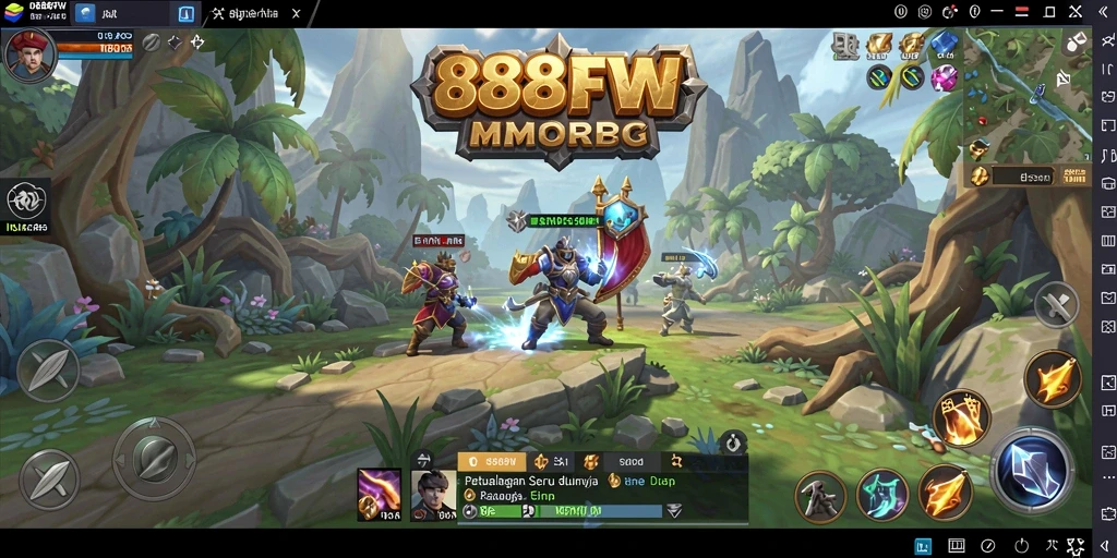 Gameplay epik dari 888FW dalam dunia MMORPG yang memukau.