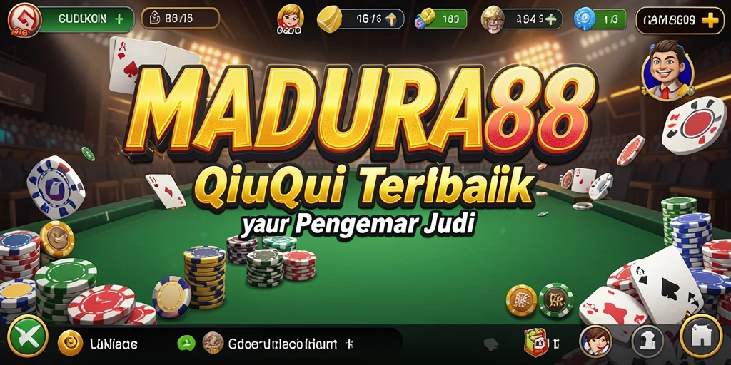 Tampilan gameplay seru MADURA88 dalam permainan QiuQiu.