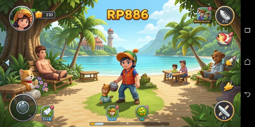Tampilan screenshot gameplay RP886 yang menarik dan mengasyikkan.