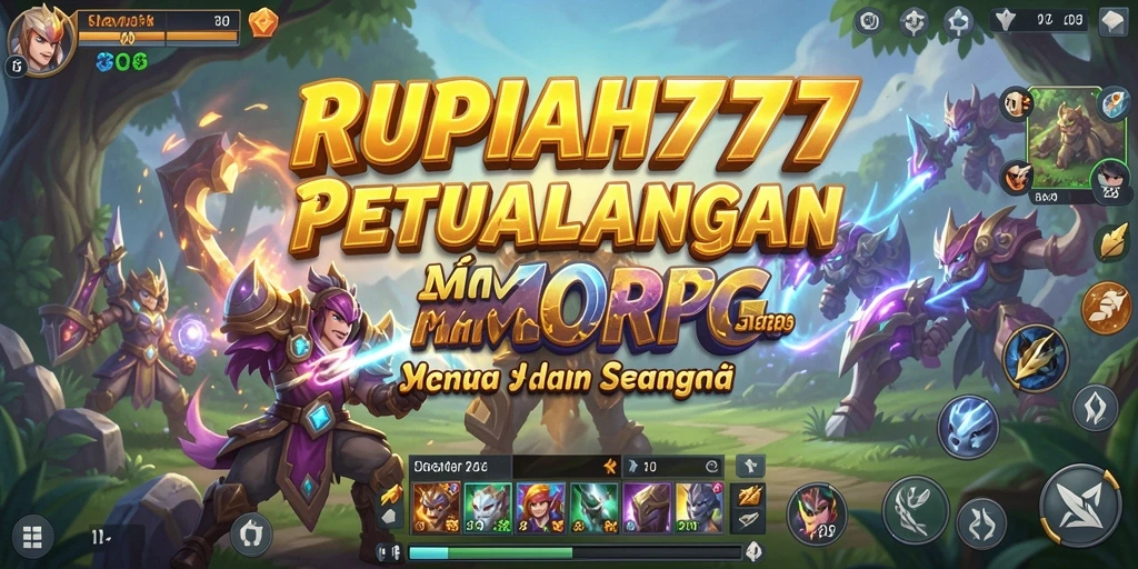 Tampilan gameplay RUPIAH777 yang epik dalam dunia MMORPG.